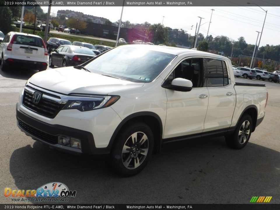 2019 Honda Ridgeline RTL-E AWD White Diamond Pearl / Black Photo #7