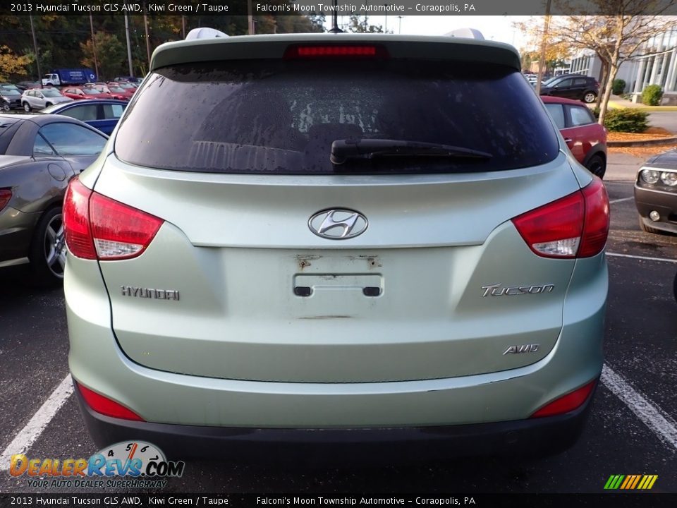 2013 Hyundai Tucson GLS AWD Kiwi Green / Taupe Photo #3