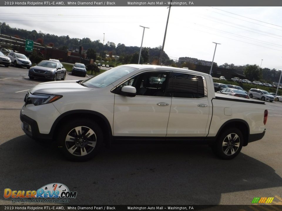 2019 Honda Ridgeline RTL-E AWD White Diamond Pearl / Black Photo #8