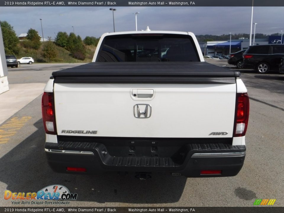 2019 Honda Ridgeline RTL-E AWD White Diamond Pearl / Black Photo #10