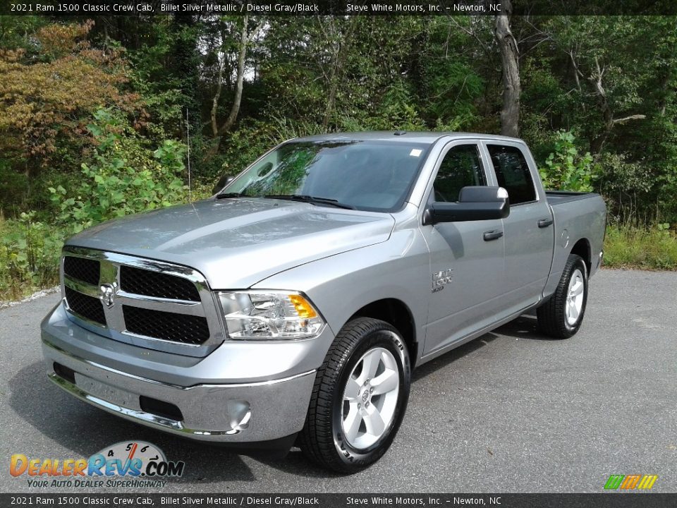 2021 Ram 1500 Classic Crew Cab Billet Silver Metallic / Diesel Gray/Black Photo #2