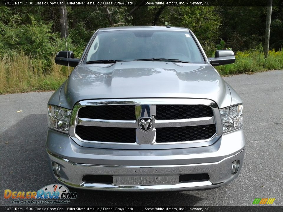 2021 Ram 1500 Classic Crew Cab Billet Silver Metallic / Diesel Gray/Black Photo #3