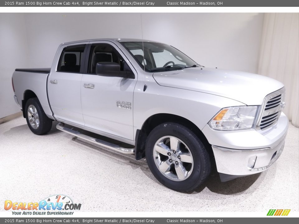 Bright Silver Metallic 2015 Ram 1500 Big Horn Crew Cab 4x4 Photo #1