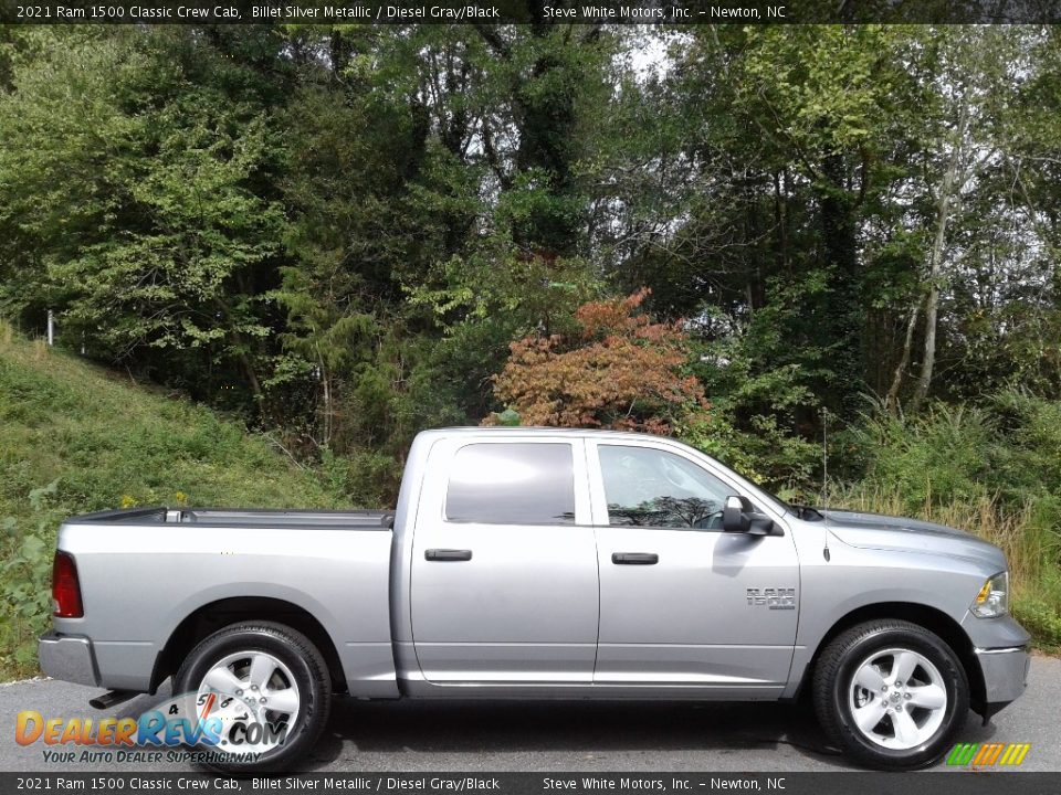 2021 Ram 1500 Classic Crew Cab Billet Silver Metallic / Diesel Gray/Black Photo #5