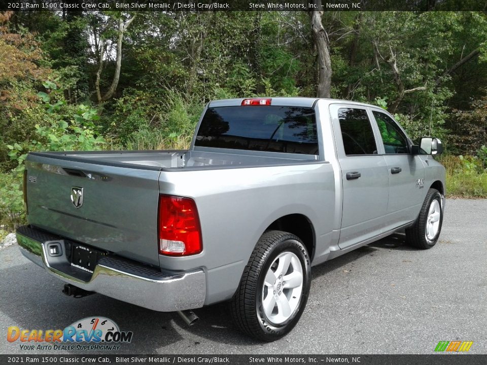 2021 Ram 1500 Classic Crew Cab Billet Silver Metallic / Diesel Gray/Black Photo #6