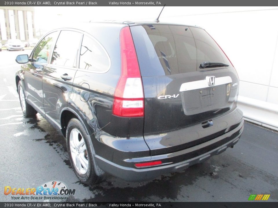 2010 Honda CR-V EX AWD Crystal Black Pearl / Black Photo #3