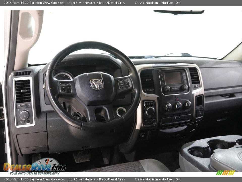 Dashboard of 2015 Ram 1500 Big Horn Crew Cab 4x4 Photo #6