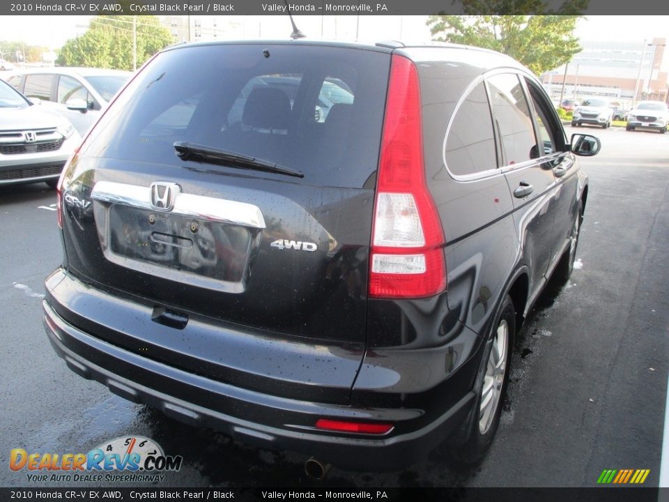 2010 Honda CR-V EX AWD Crystal Black Pearl / Black Photo #5