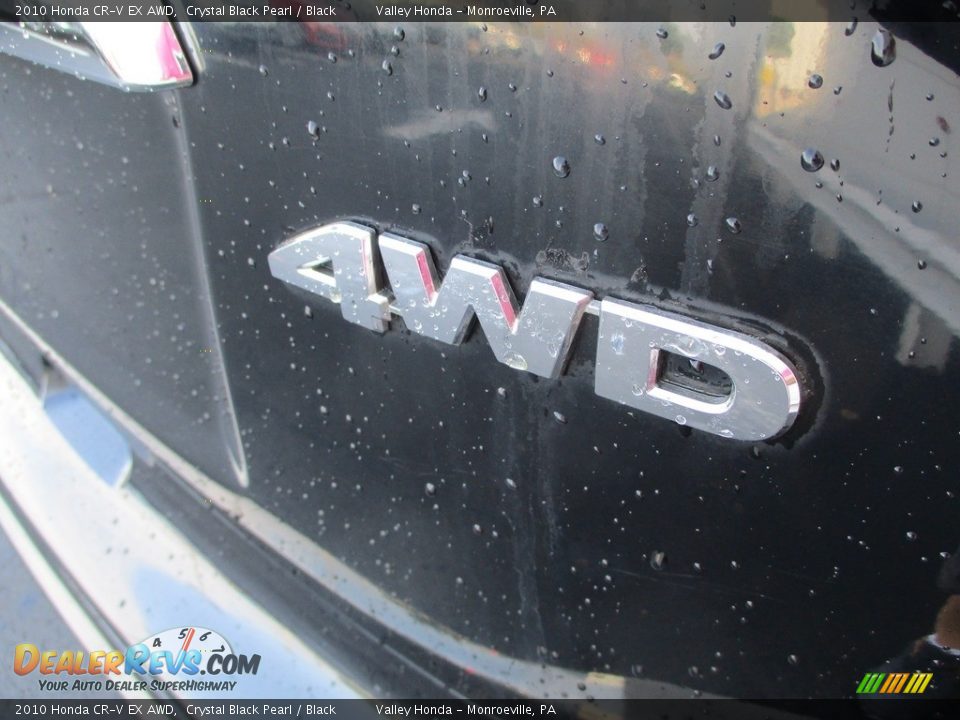 2010 Honda CR-V EX AWD Crystal Black Pearl / Black Photo #6