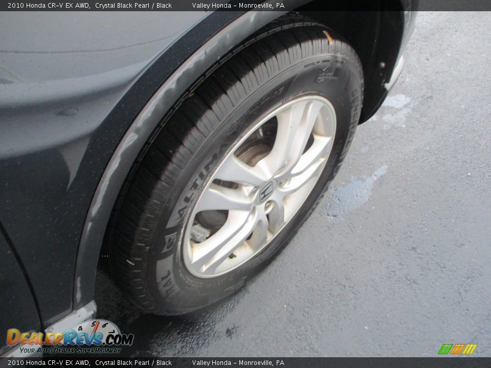 2010 Honda CR-V EX AWD Crystal Black Pearl / Black Photo #7