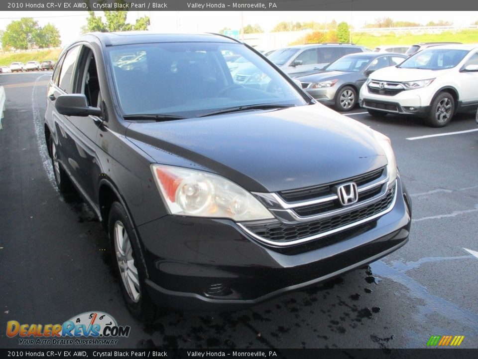 2010 Honda CR-V EX AWD Crystal Black Pearl / Black Photo #8