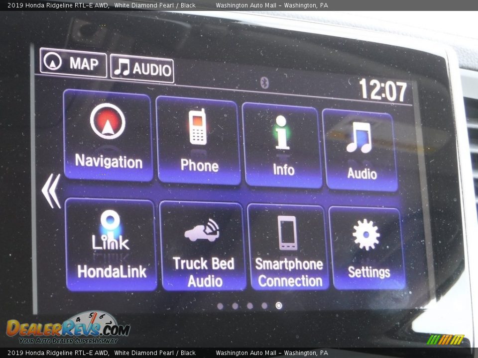2019 Honda Ridgeline RTL-E AWD White Diamond Pearl / Black Photo #29