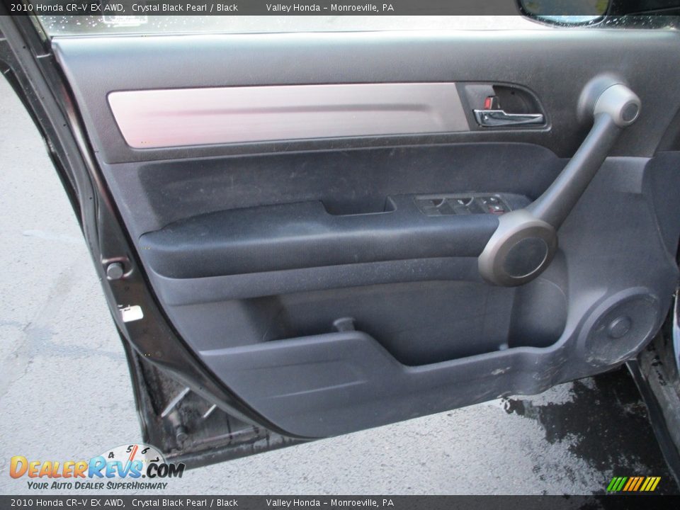 2010 Honda CR-V EX AWD Crystal Black Pearl / Black Photo #11