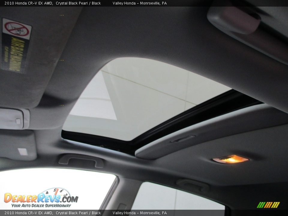 2010 Honda CR-V EX AWD Crystal Black Pearl / Black Photo #12