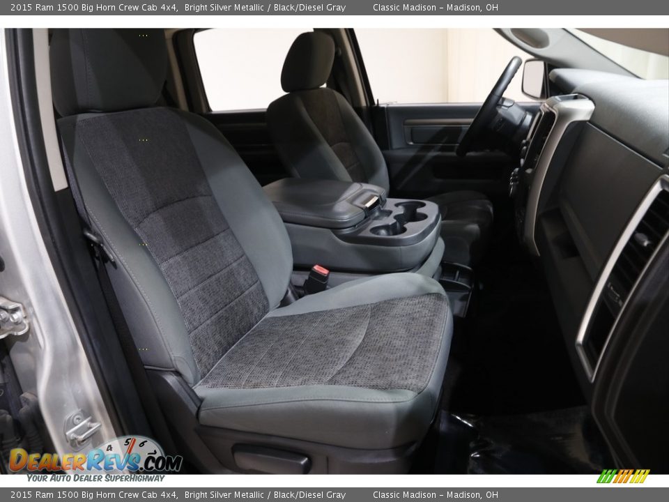 Front Seat of 2015 Ram 1500 Big Horn Crew Cab 4x4 Photo #16