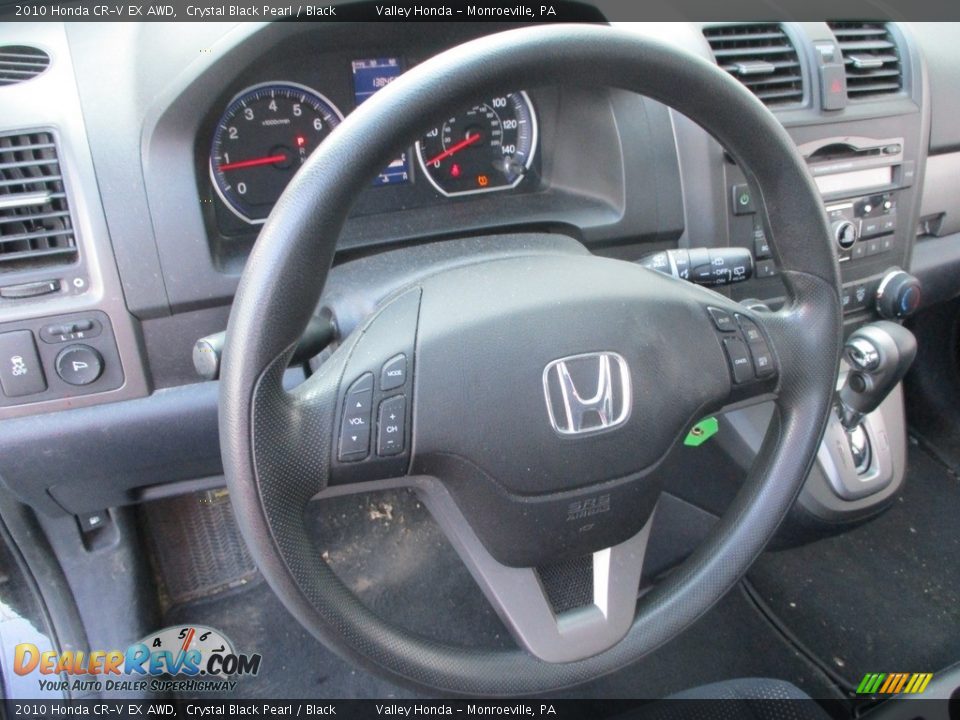2010 Honda CR-V EX AWD Crystal Black Pearl / Black Photo #15