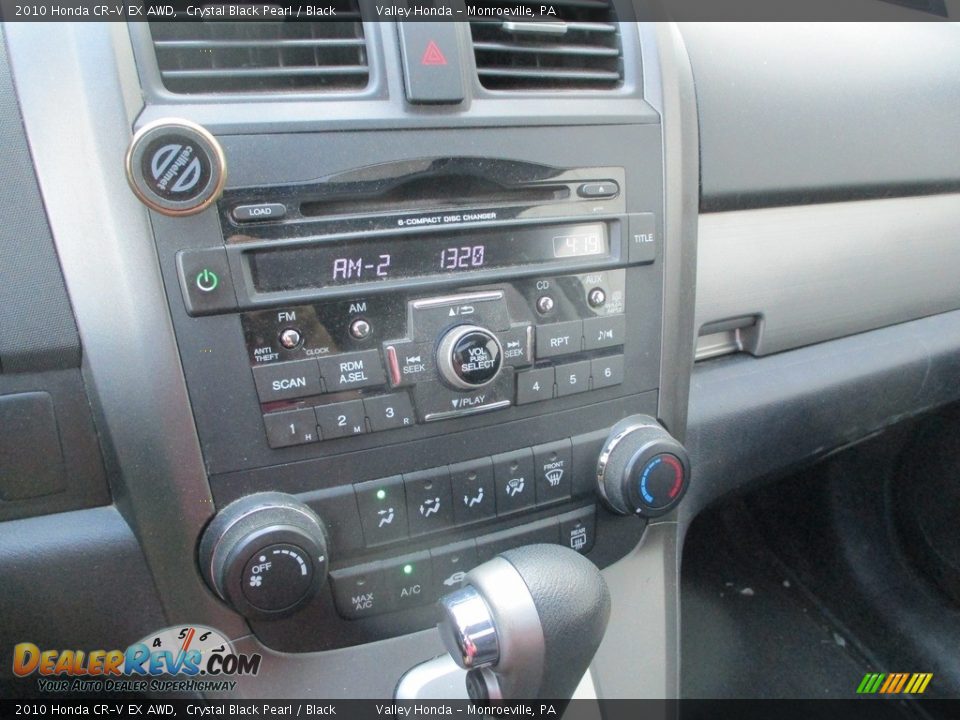 2010 Honda CR-V EX AWD Crystal Black Pearl / Black Photo #16