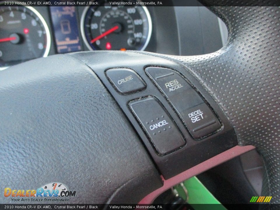 2010 Honda CR-V EX AWD Crystal Black Pearl / Black Photo #18