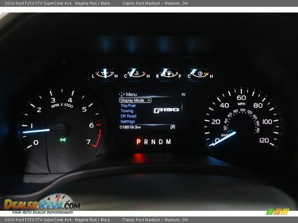 2020 Ford F150 STX SuperCrew 4x4 Magma Red / Black Photo #8