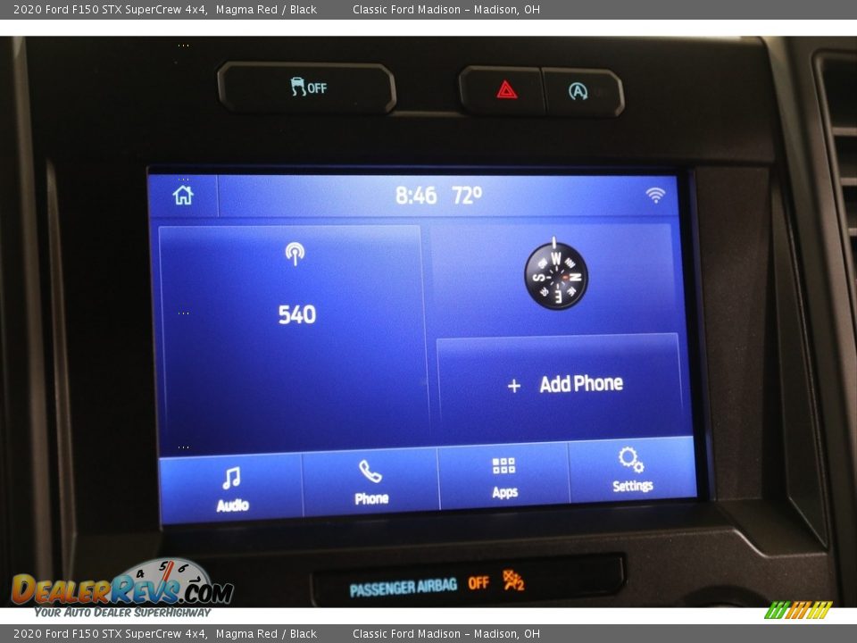 2020 Ford F150 STX SuperCrew 4x4 Magma Red / Black Photo #10