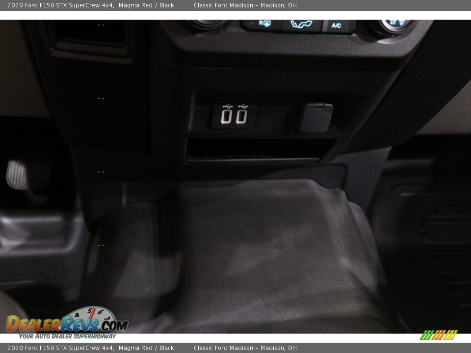 2020 Ford F150 STX SuperCrew 4x4 Magma Red / Black Photo #12