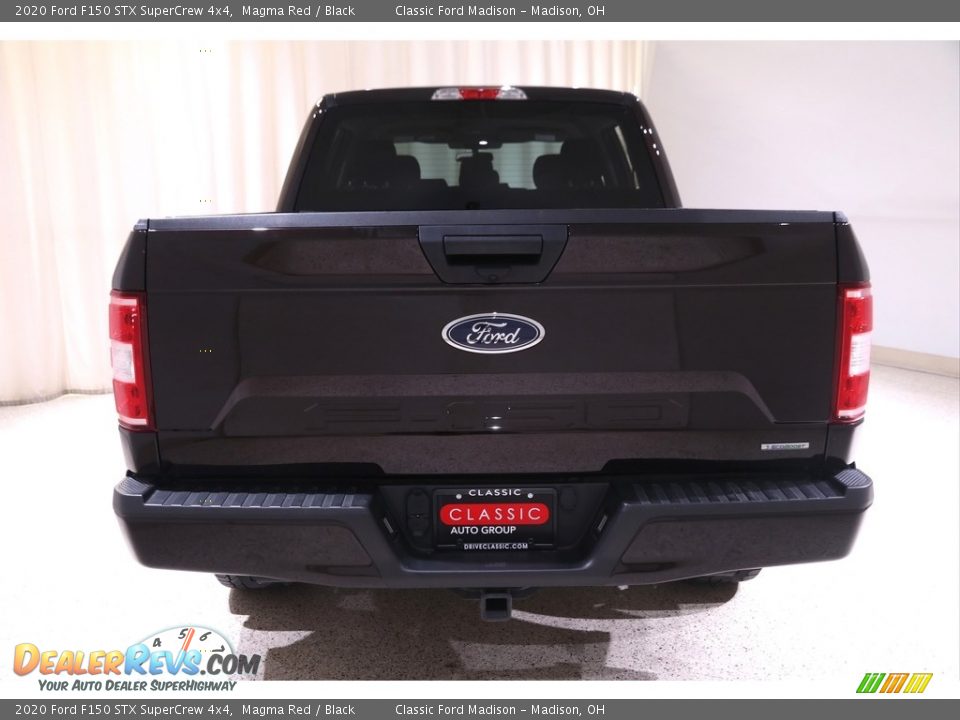 2020 Ford F150 STX SuperCrew 4x4 Magma Red / Black Photo #17