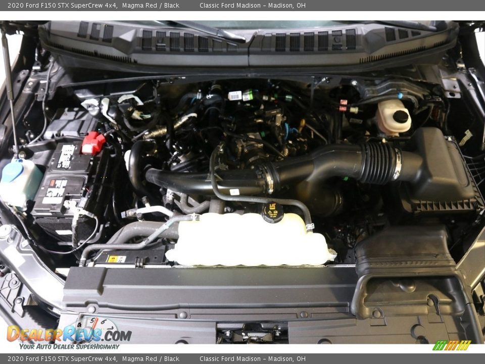 2020 Ford F150 STX SuperCrew 4x4 Magma Red / Black Photo #18