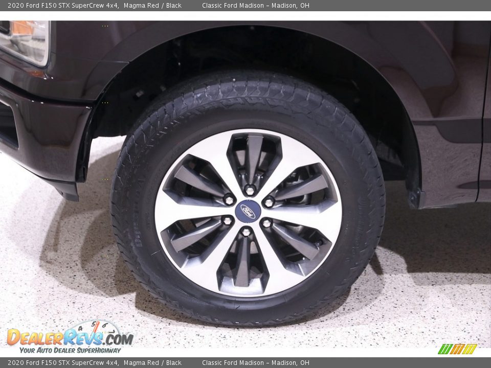 2020 Ford F150 STX SuperCrew 4x4 Magma Red / Black Photo #19