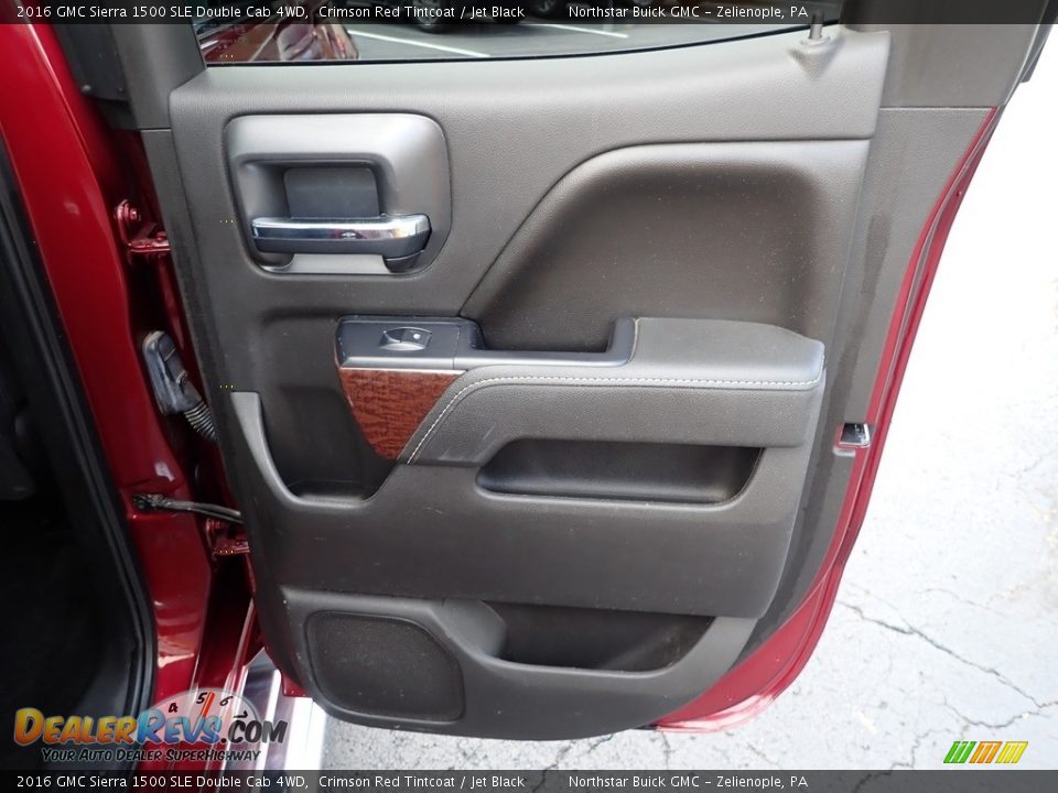 2016 GMC Sierra 1500 SLE Double Cab 4WD Crimson Red Tintcoat / Jet Black Photo #8