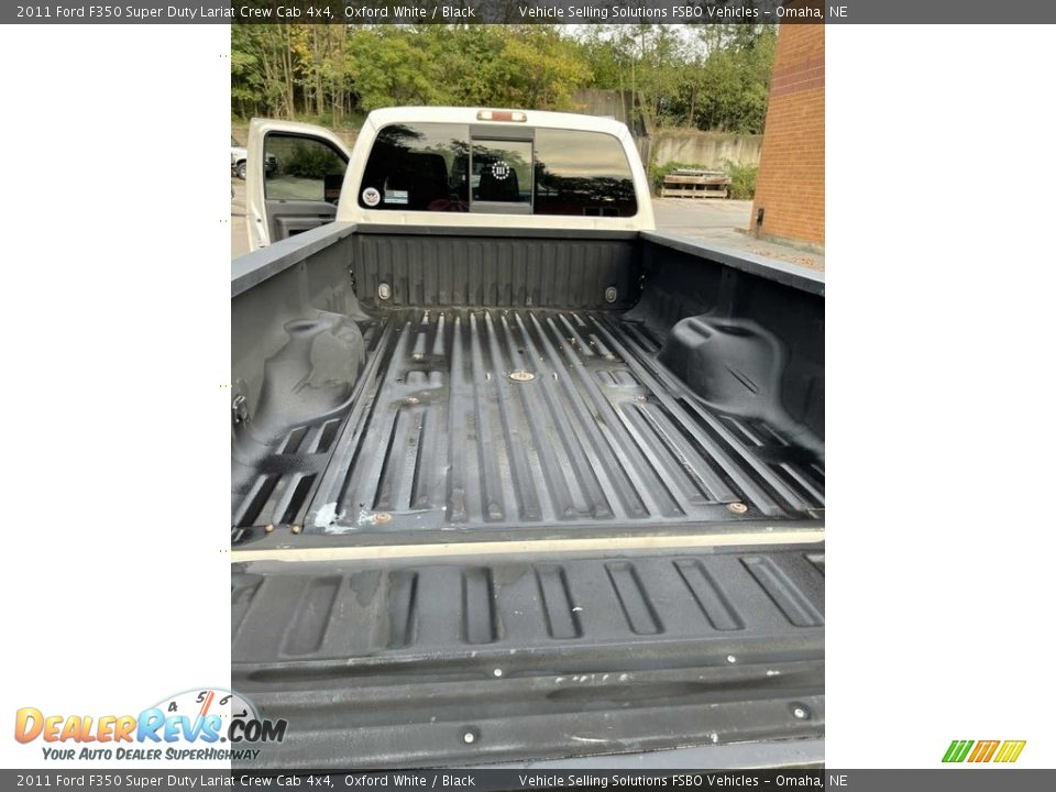 2011 Ford F350 Super Duty Lariat Crew Cab 4x4 Oxford White / Black Photo #12