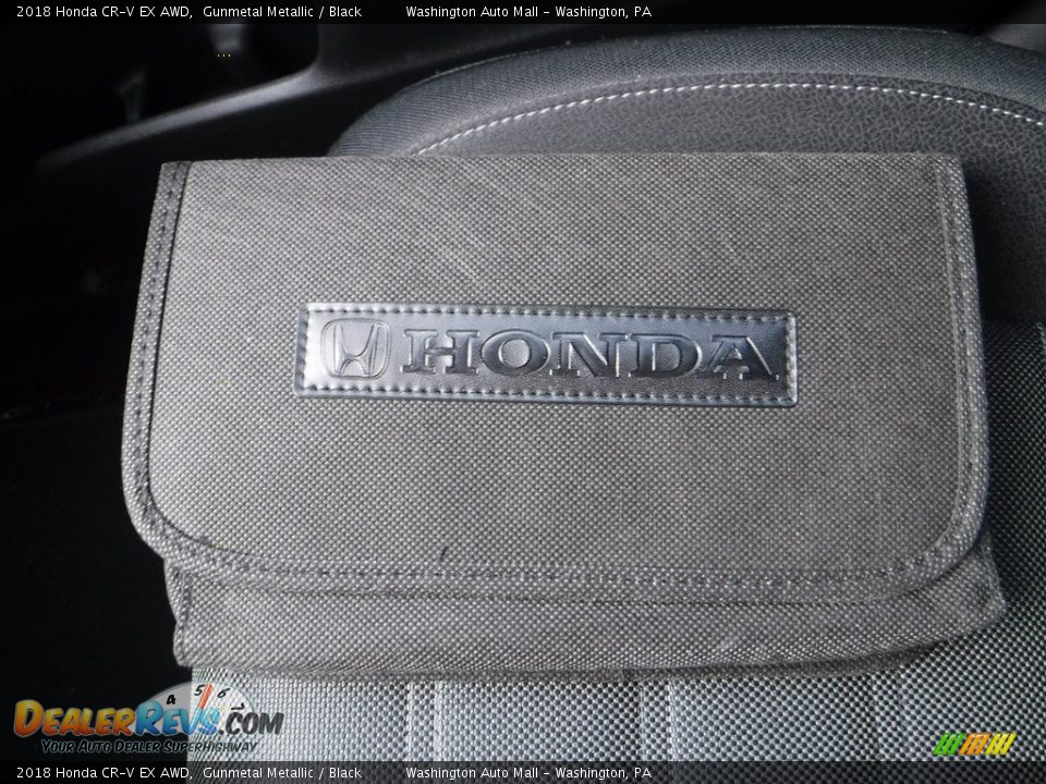 2018 Honda CR-V EX AWD Gunmetal Metallic / Black Photo #31