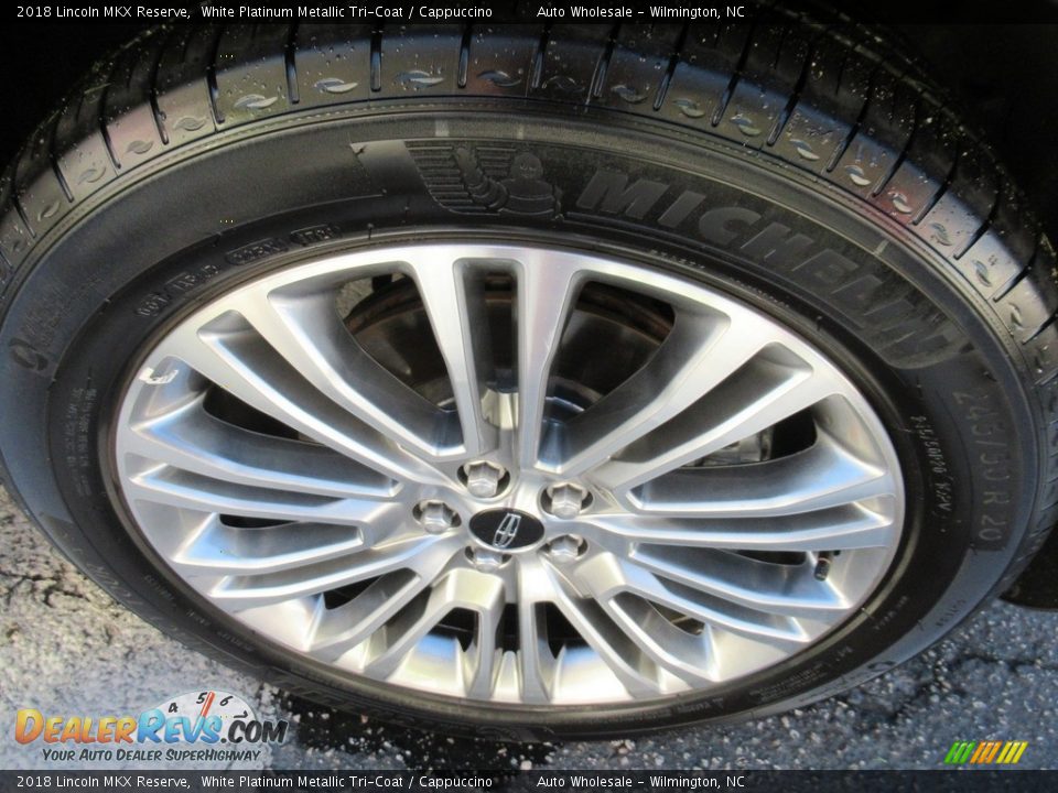 2018 Lincoln MKX Reserve White Platinum Metallic Tri-Coat / Cappuccino Photo #7