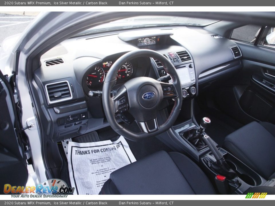2020 Subaru WRX Premium Ice Silver Metallic / Carbon Black Photo #10
