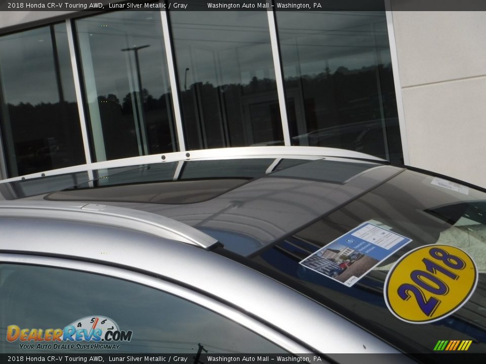 2018 Honda CR-V Touring AWD Lunar Silver Metallic / Gray Photo #3