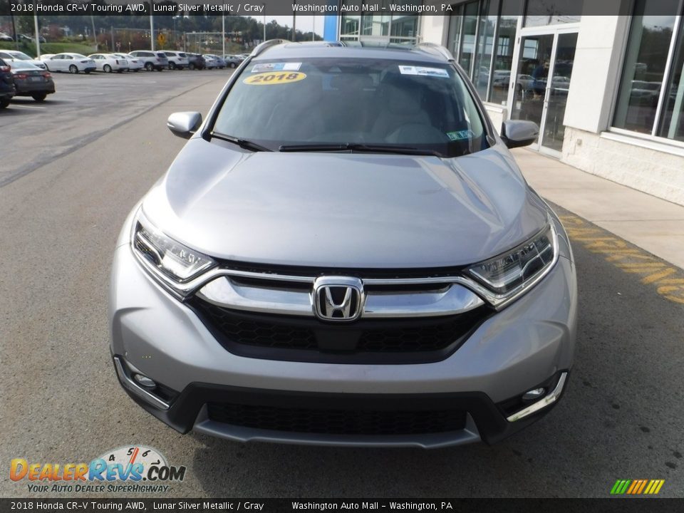 2018 Honda CR-V Touring AWD Lunar Silver Metallic / Gray Photo #4