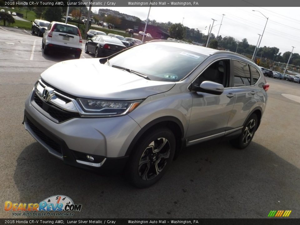 2018 Honda CR-V Touring AWD Lunar Silver Metallic / Gray Photo #5