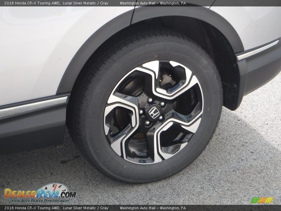 2018 Honda CR-V Touring AWD Lunar Silver Metallic / Gray Photo #7