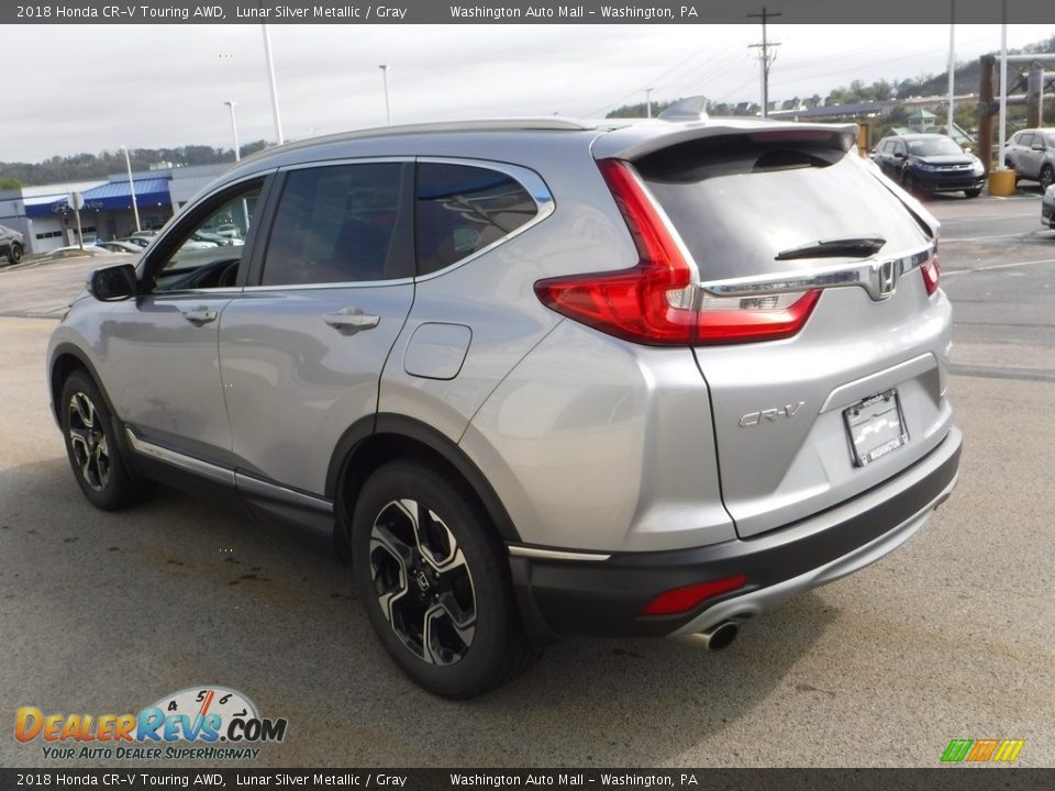 2018 Honda CR-V Touring AWD Lunar Silver Metallic / Gray Photo #8