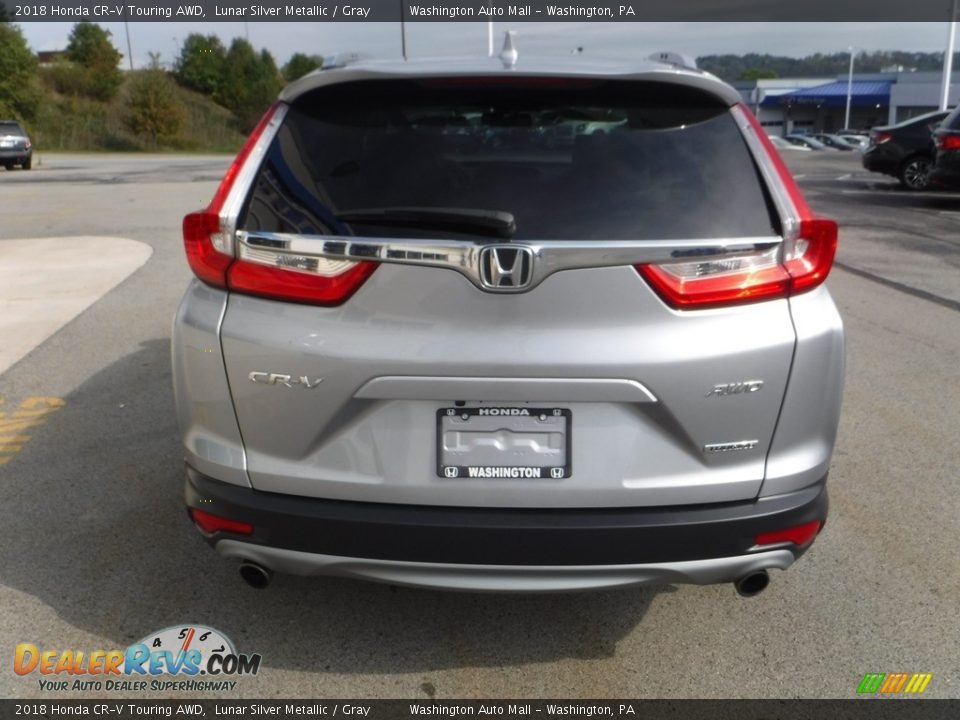 2018 Honda CR-V Touring AWD Lunar Silver Metallic / Gray Photo #9
