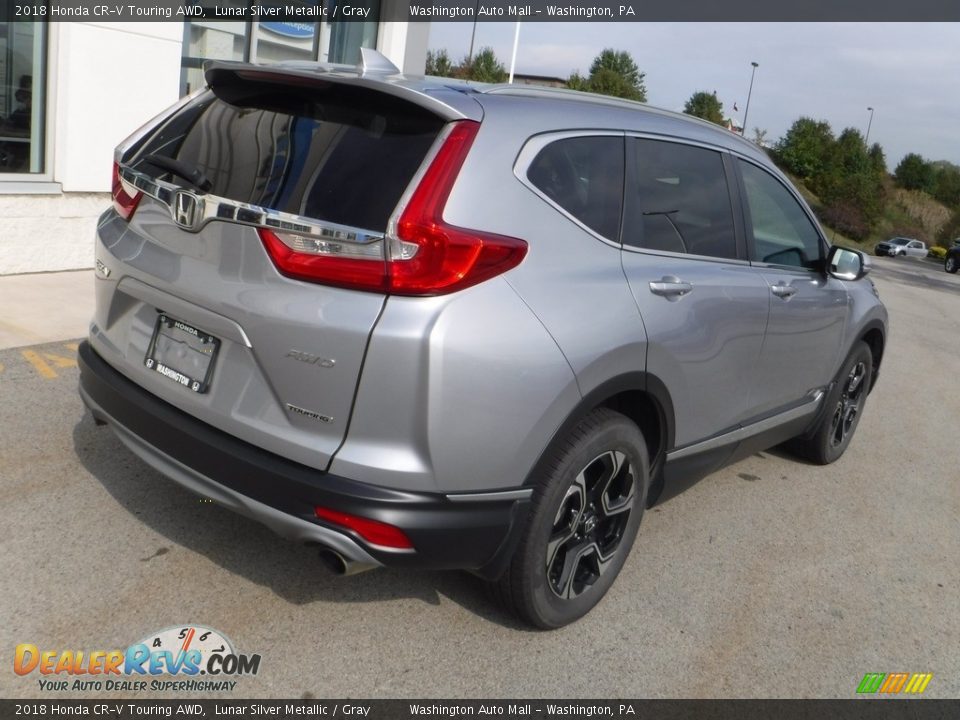 2018 Honda CR-V Touring AWD Lunar Silver Metallic / Gray Photo #10