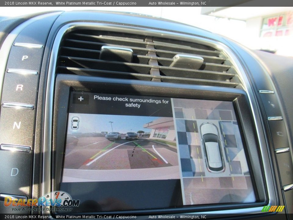 2018 Lincoln MKX Reserve White Platinum Metallic Tri-Coat / Cappuccino Photo #18