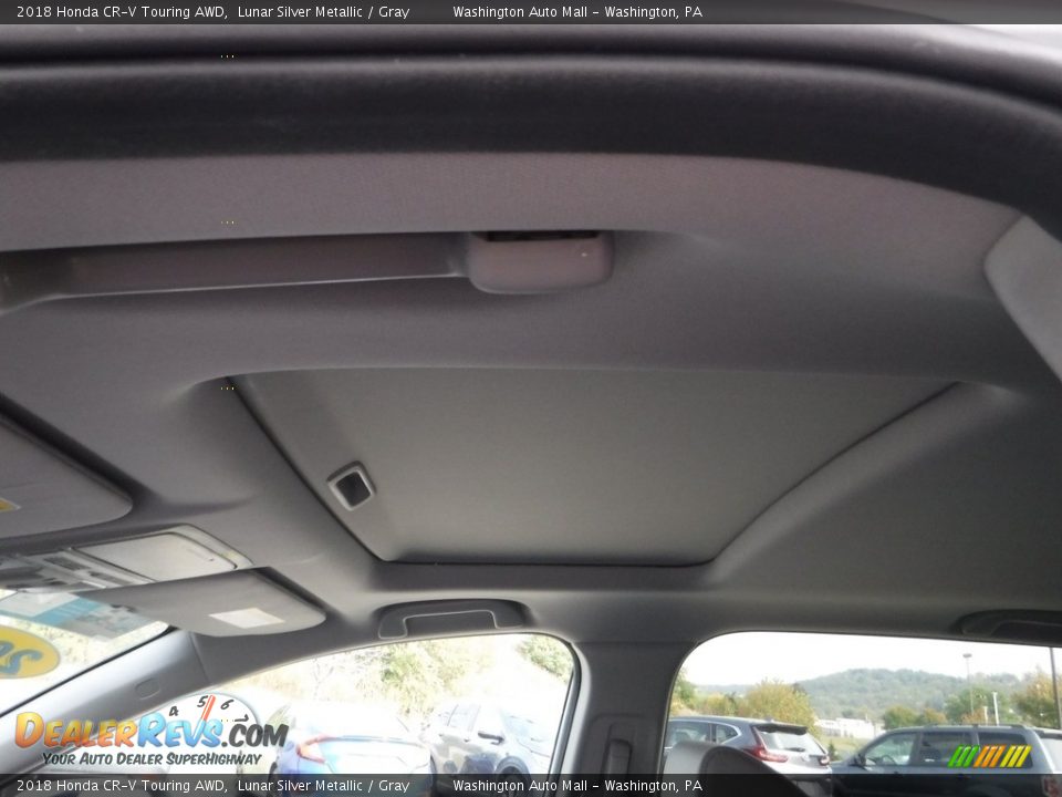 2018 Honda CR-V Touring AWD Lunar Silver Metallic / Gray Photo #12