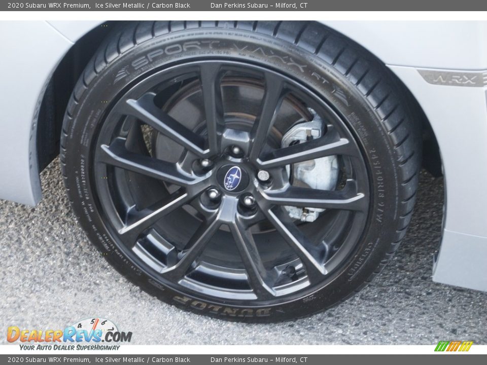 2020 Subaru WRX Premium Ice Silver Metallic / Carbon Black Photo #22