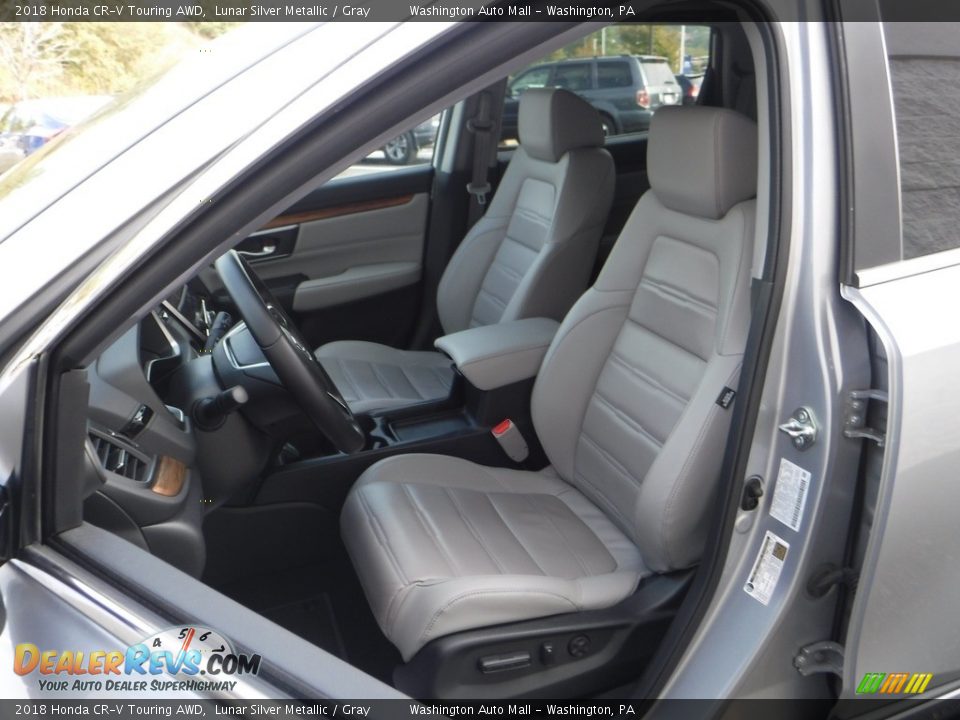 2018 Honda CR-V Touring AWD Lunar Silver Metallic / Gray Photo #14