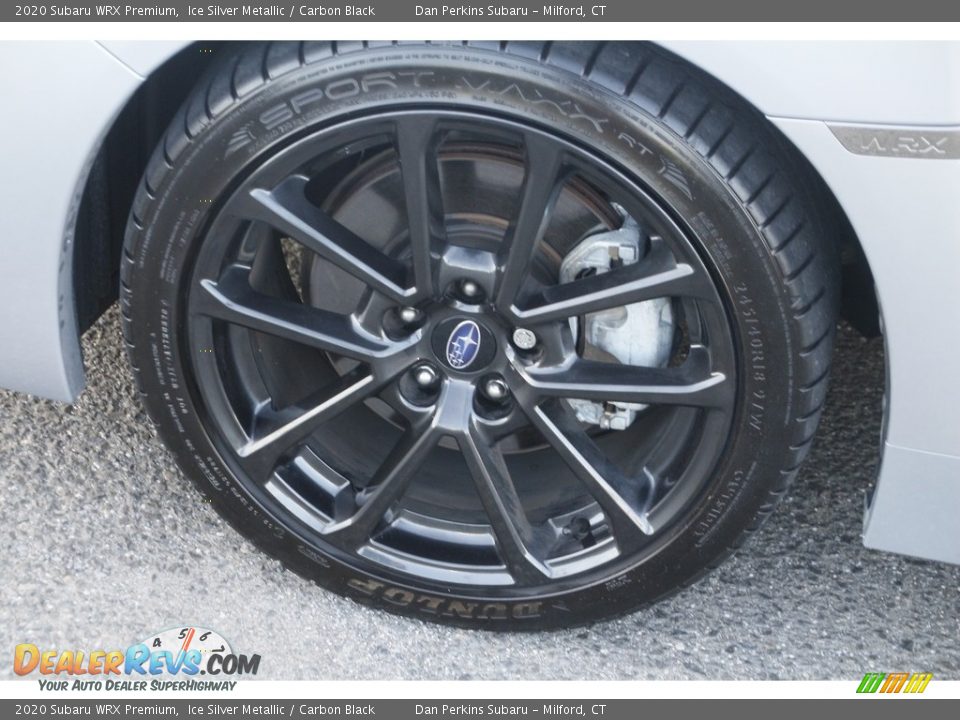 2020 Subaru WRX Premium Ice Silver Metallic / Carbon Black Photo #23