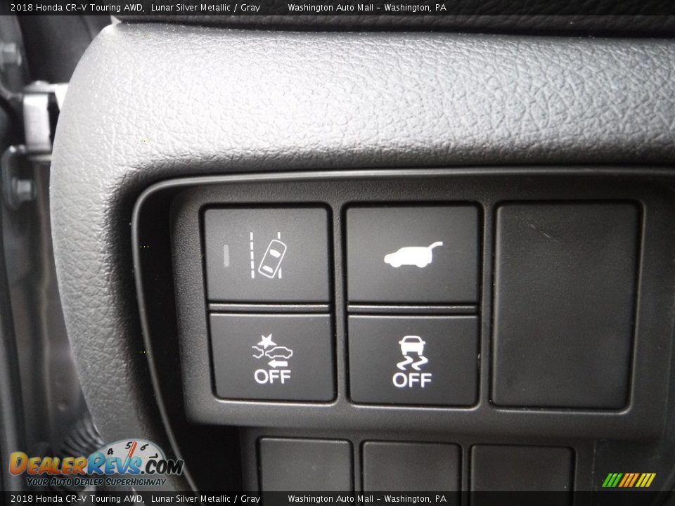 2018 Honda CR-V Touring AWD Lunar Silver Metallic / Gray Photo #17