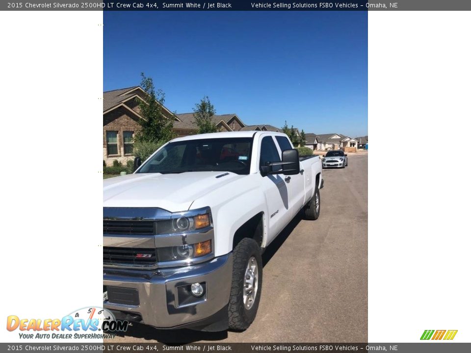 2015 Chevrolet Silverado 2500HD LT Crew Cab 4x4 Summit White / Jet Black Photo #1