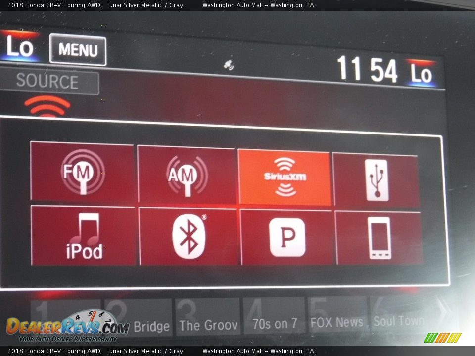2018 Honda CR-V Touring AWD Lunar Silver Metallic / Gray Photo #23