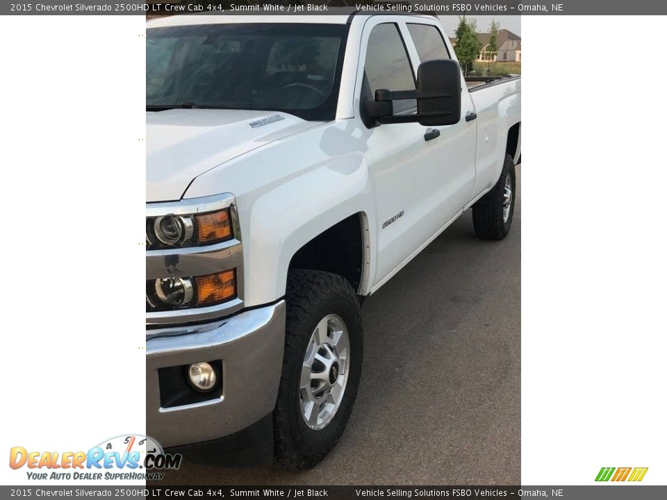 2015 Chevrolet Silverado 2500HD LT Crew Cab 4x4 Summit White / Jet Black Photo #5