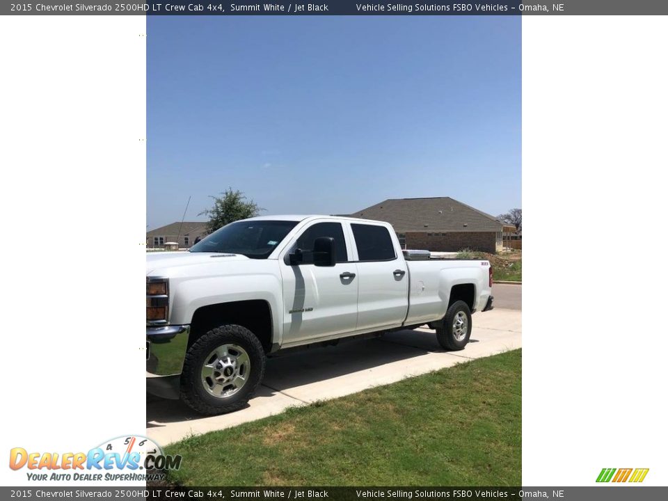 2015 Chevrolet Silverado 2500HD LT Crew Cab 4x4 Summit White / Jet Black Photo #6